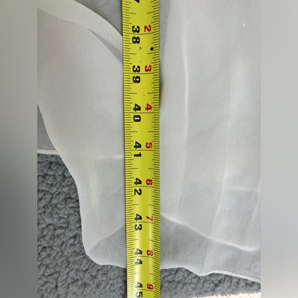 Sequin Hearts Girls Sparkly Gold & Cream Satin Color High Low Dress Size 14 - Picture 10 of 11